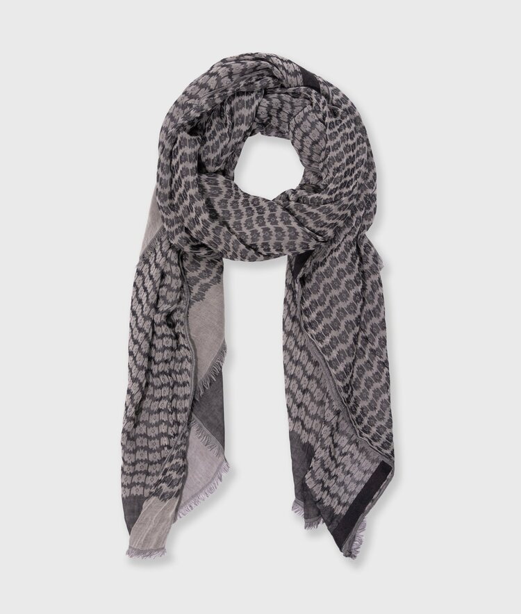 10DAYS Scarf ikat dark navy 10Days