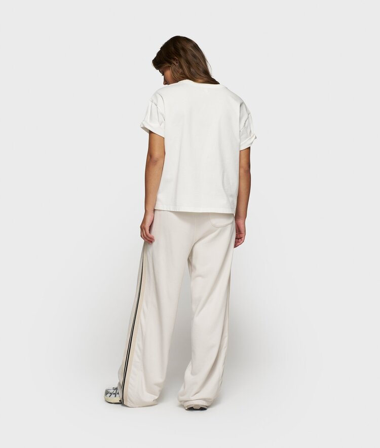 10DAYS Thick cotton tee 10 ecru 10Days