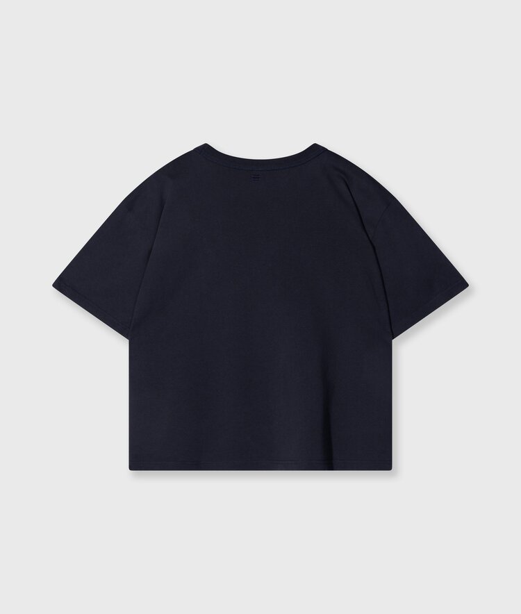 10DAYS Thick cotton tee 10 dark navy 10Days