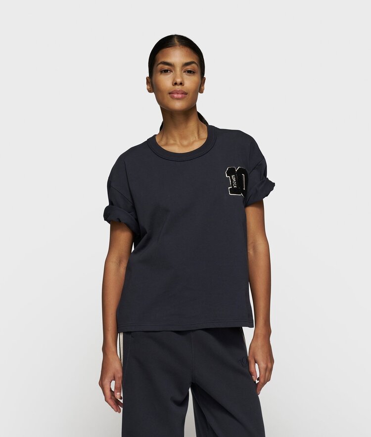10DAYS Thick cotton tee 10 dark navy 10Days