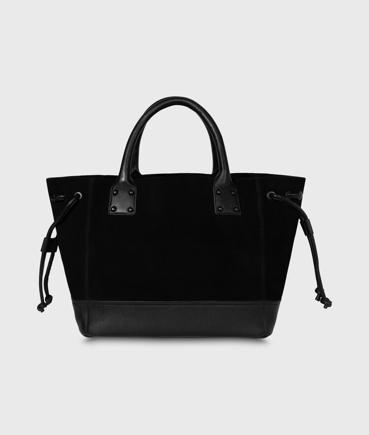10DAYS Leather shopper black 10Days