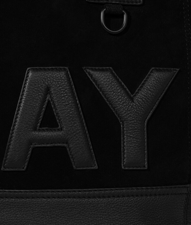 10DAYS Leather shopper black 10Days