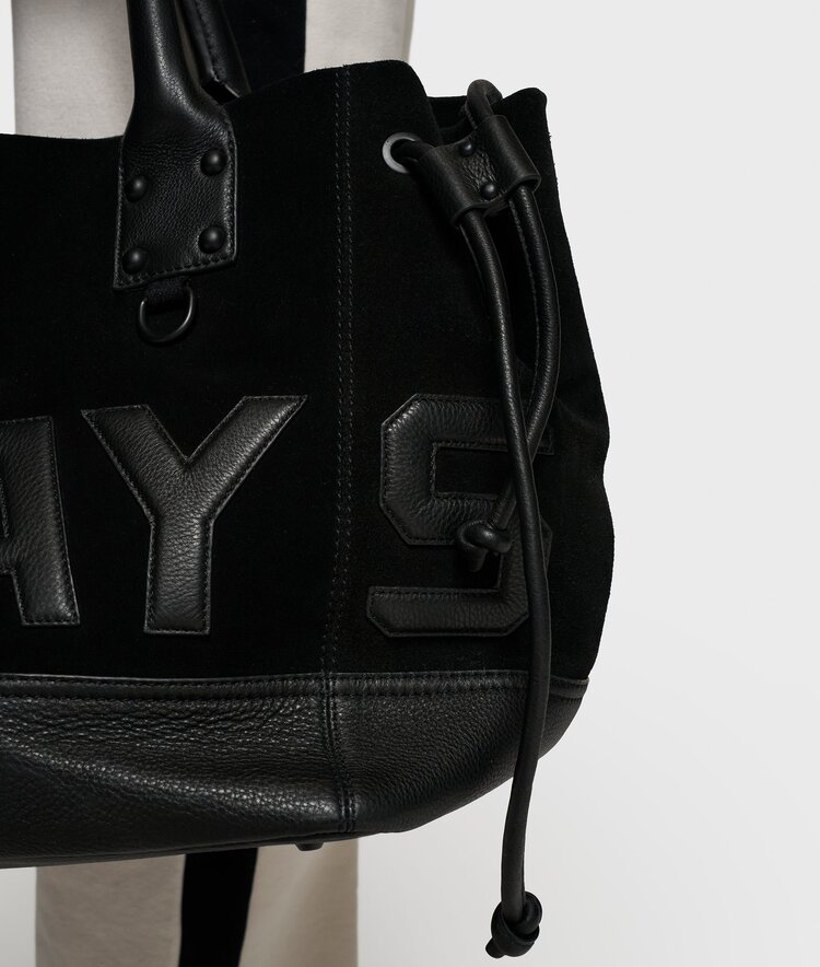 10DAYS Leather shopper black 10Days