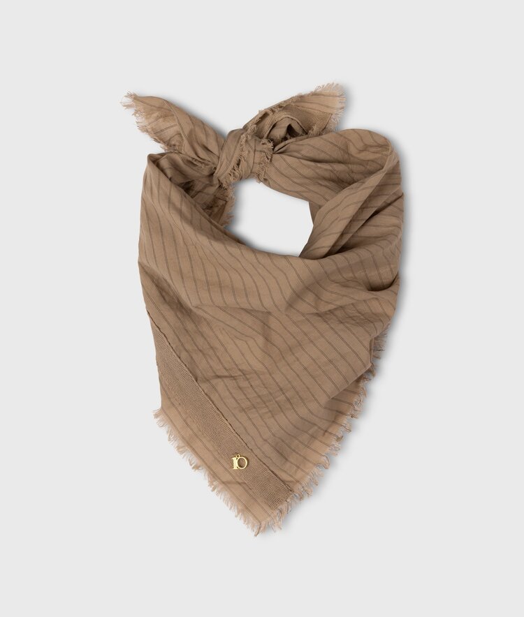 10DAYS Bandana pinstripe earth 10Days