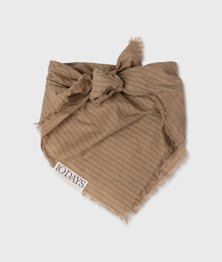 10DAYS Bandana pinstripe earth 10Days