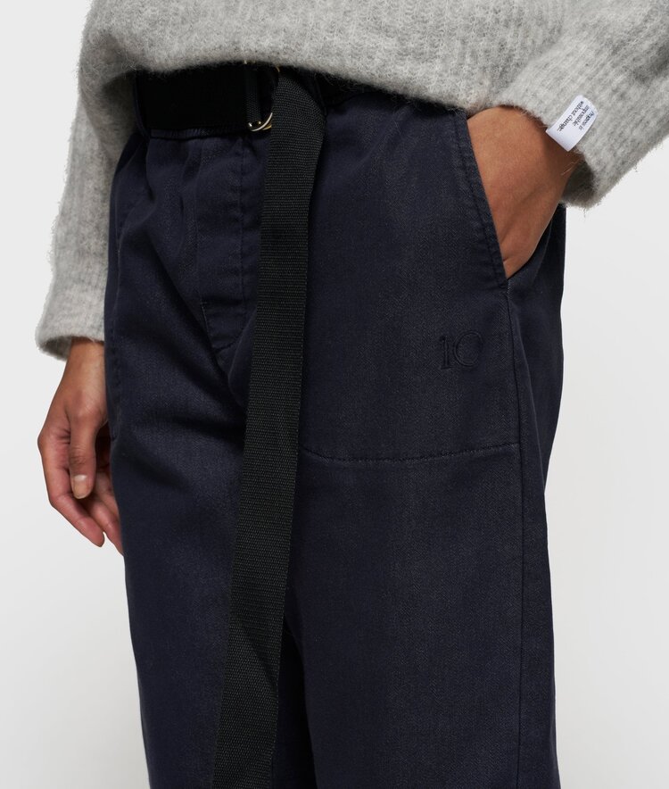 10DAYS Belted pants dark navy 10Days
