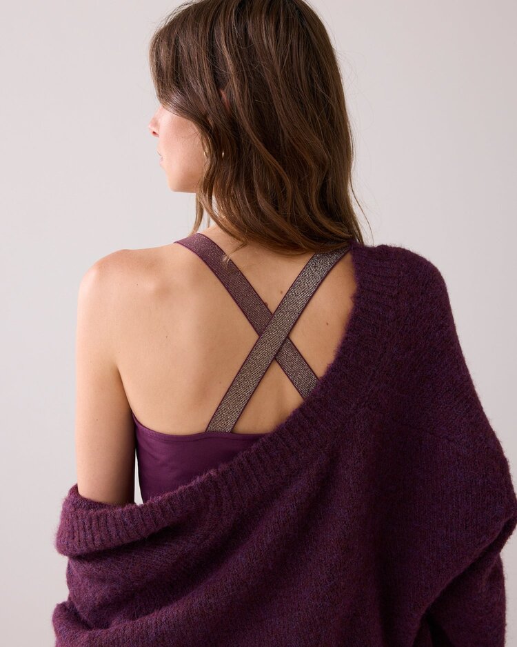 Summum Woman Basic singlet wineberry Summum Woman