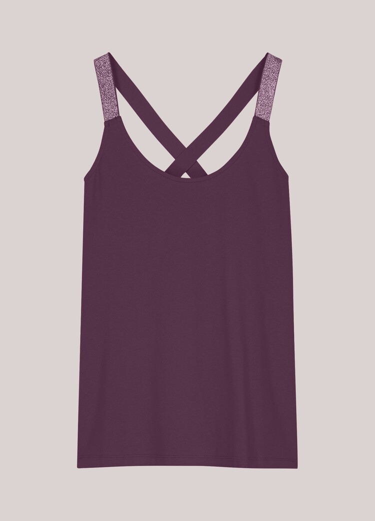 Summum Woman Basic singlet wineberry Summum Woman