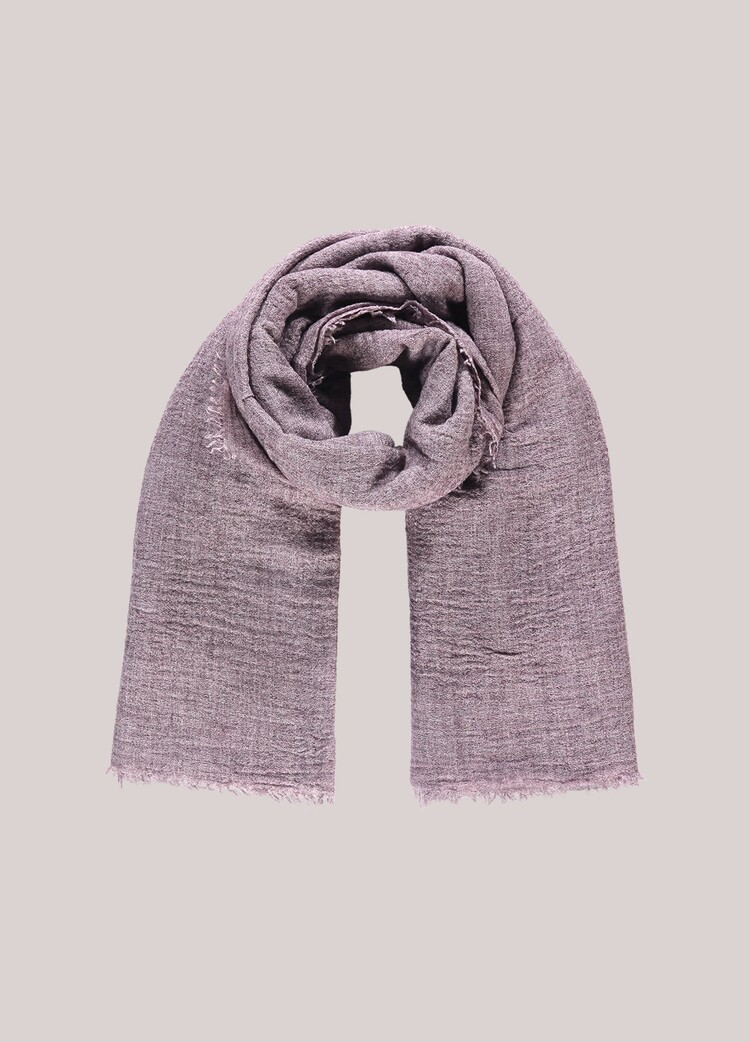 Summum Woman Scarf lightweight woven wineberry Summum Woman