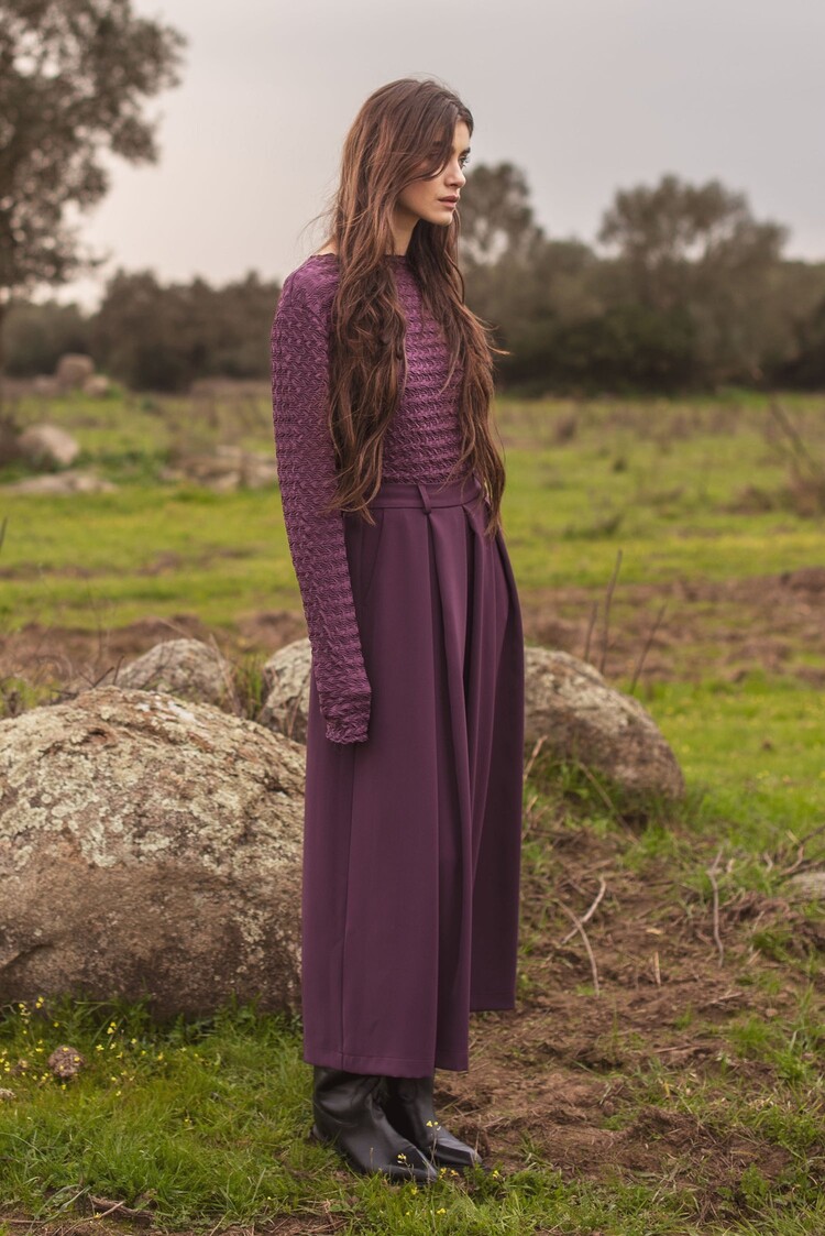 Summum Woman Culotte wide fluid wineberry Summum Woman