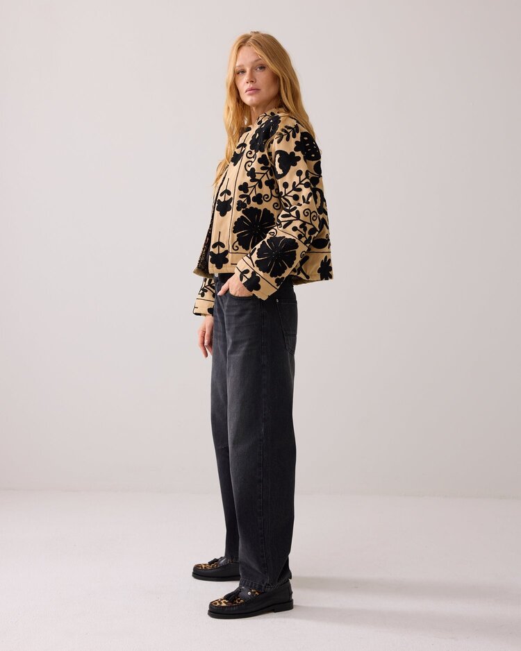 Summum Woman Jacket suzani embro alpaca Summum Woman