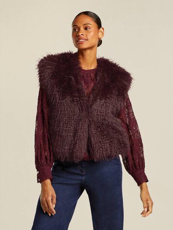 Beaumont Sofie gilet burgundy