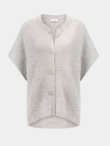 Knit-ted Fifi poncho soft grey