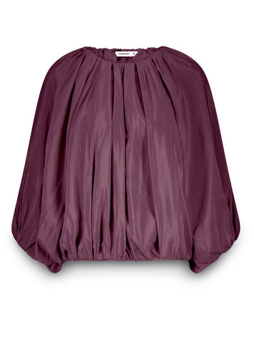 Summum Woman Top cotton viscose wineberry