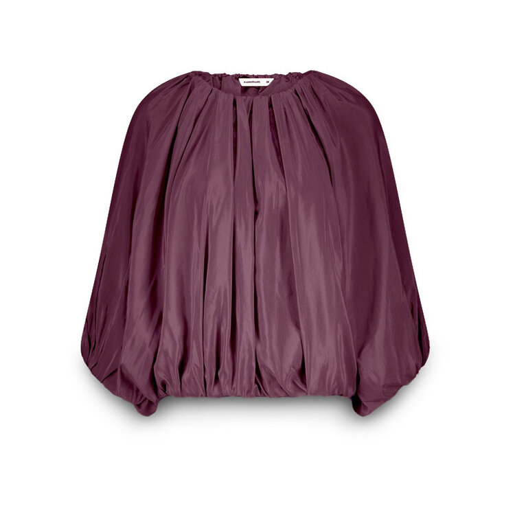 Summum Woman TTop cotton viscose wineberry Summum Woman