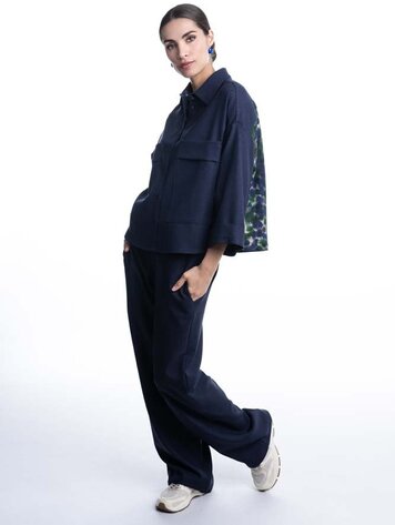 Enzou trousers grisa blue