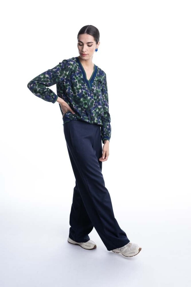 Dame Blanche Enzou trousers grisa blue Dame Blanche