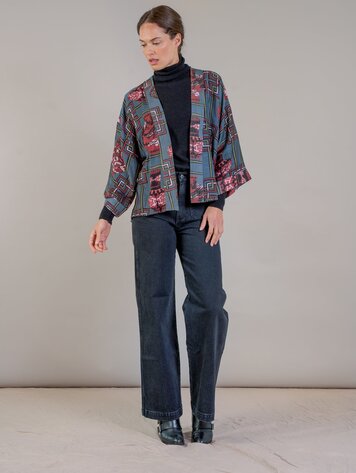 Kimono Ginger Jar Grey