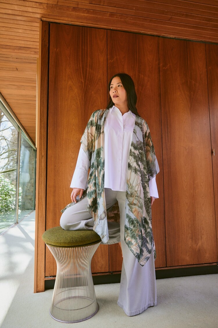 One Hundred Stars Throwover Rivers and Trees Natural One Hundred Stars