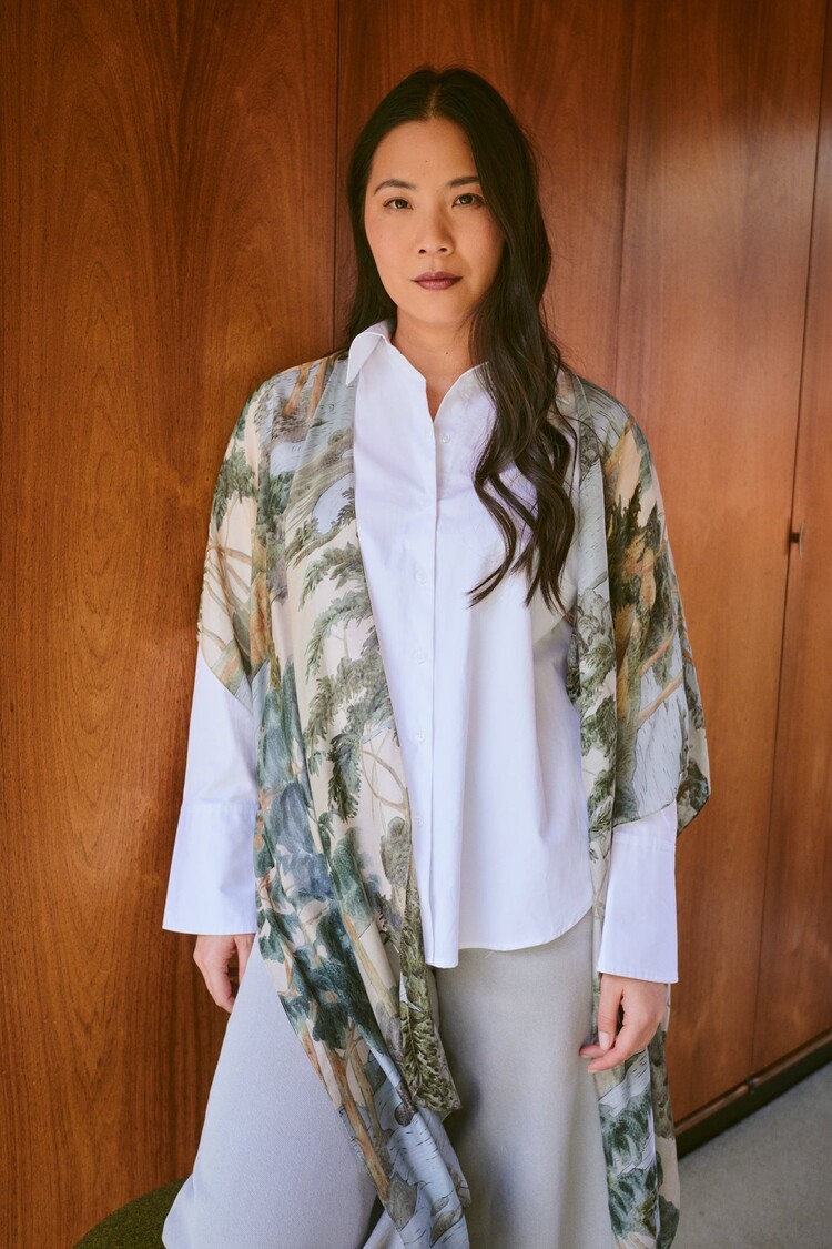 One Hundred Stars Throwover Rivers and Trees Natural One Hundred Stars