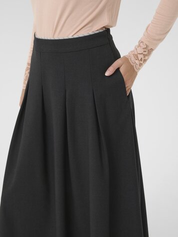 Babeth skirt dark grey melange