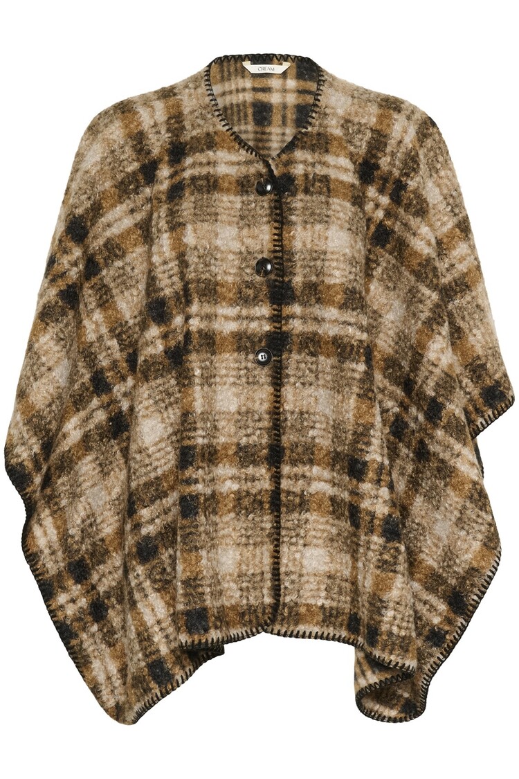 Cream CROms cape brown check Cream