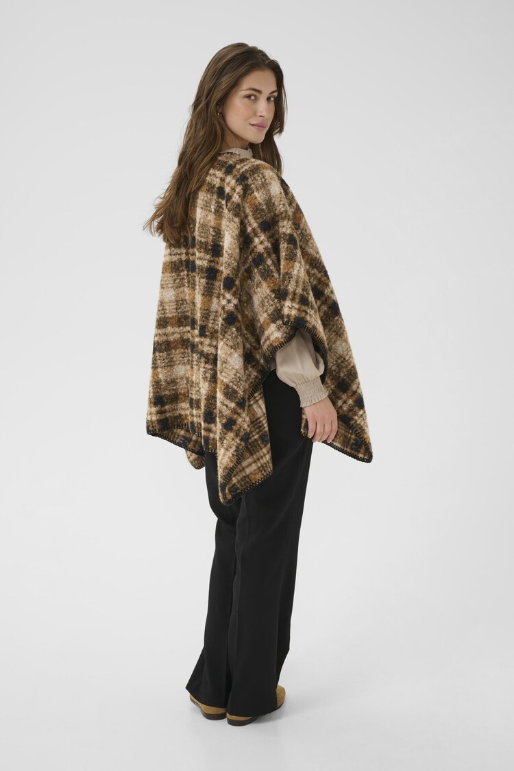 Cream CROms cape brown check Cream
