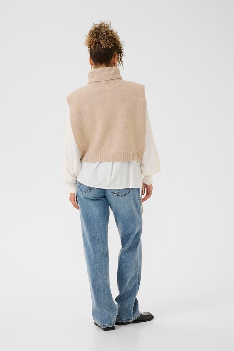 CRFrina slipover cobblestone melange Cream