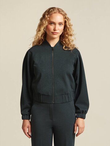Beaumont Alexis jacket lurex off black