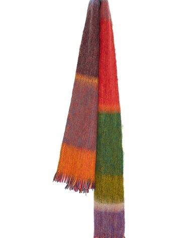 Shawl brushed merino medio multi