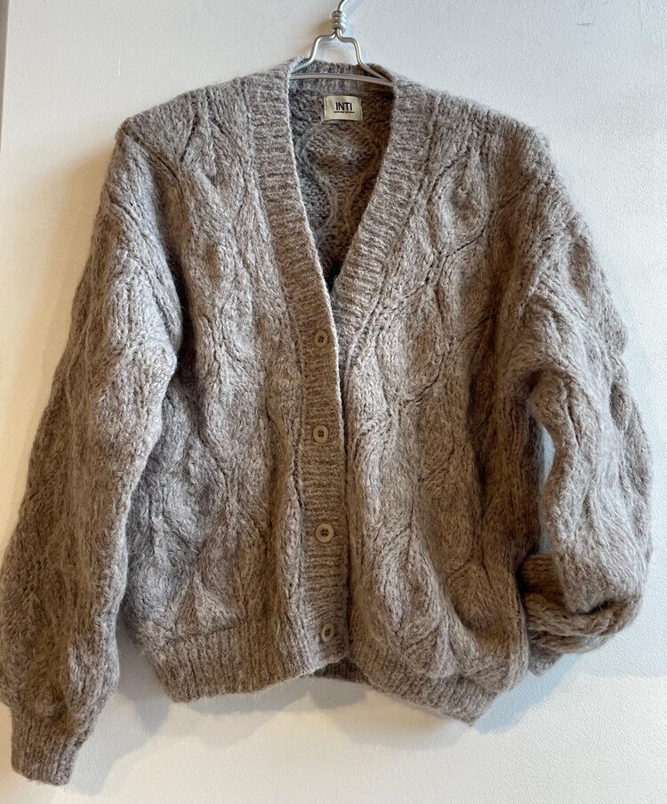 Rafaela cardigan havana Inti Knitwear