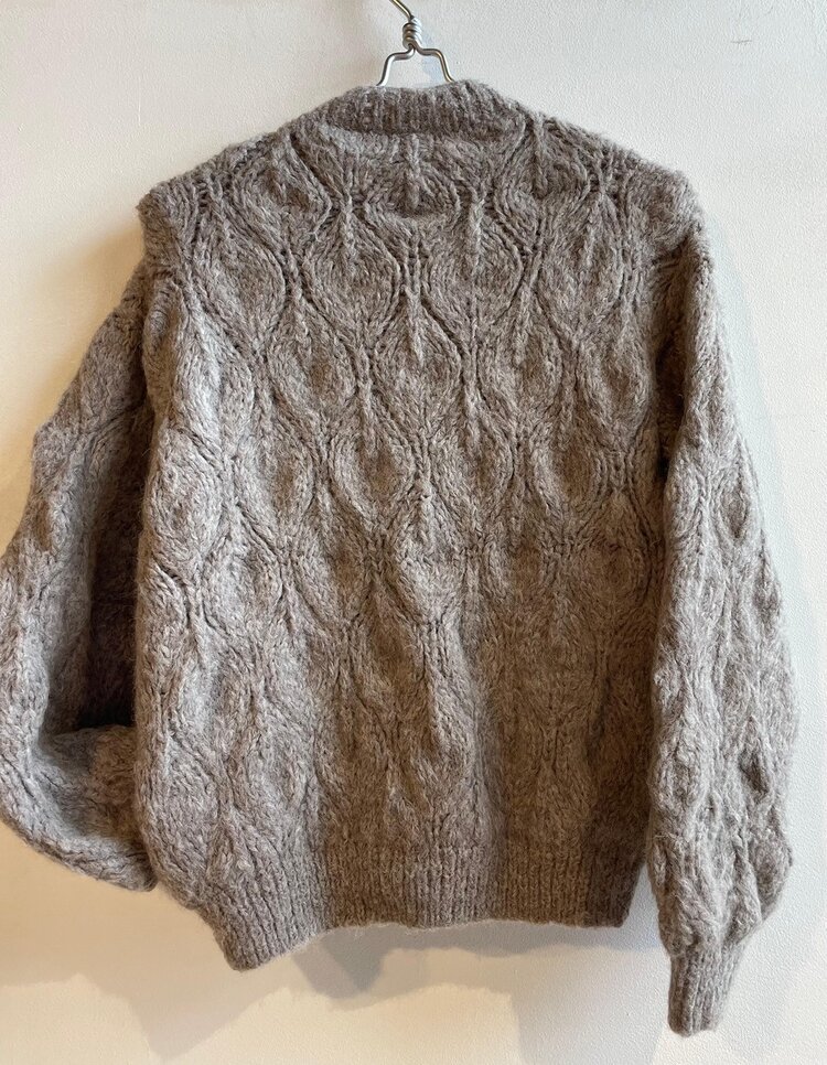 Rafaela cardigan havana Inti Knitwear