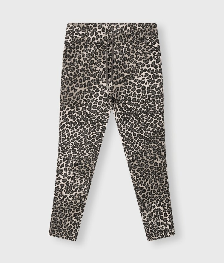 Cropped jogger leopard soft white melee 10Days