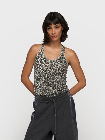 10DAYS Wrapper leopard soft white melee