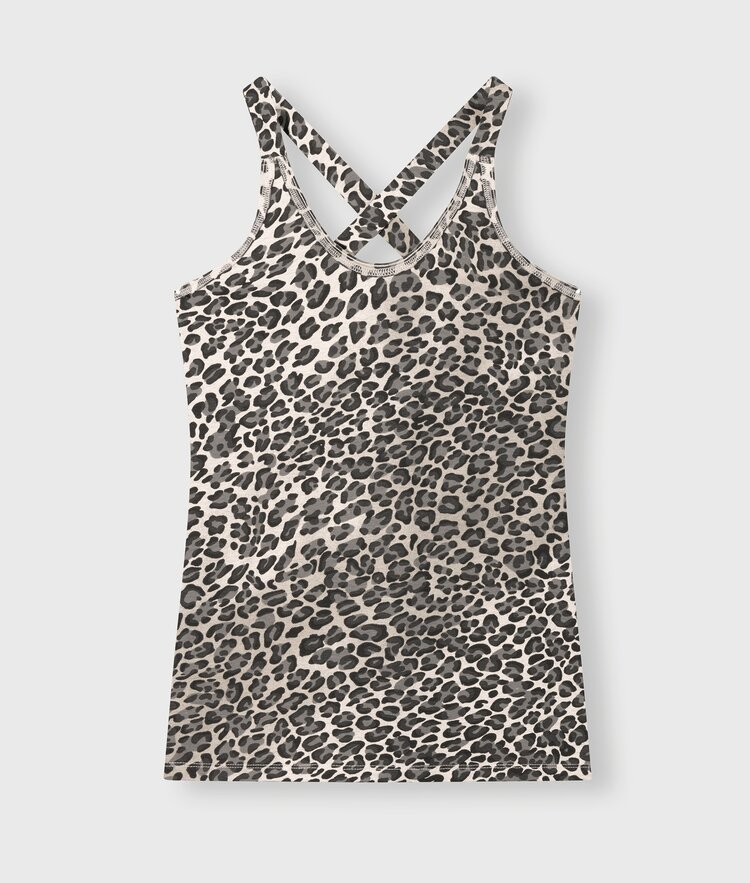 10DAYS Wrapper leopard soft white melee 10Days