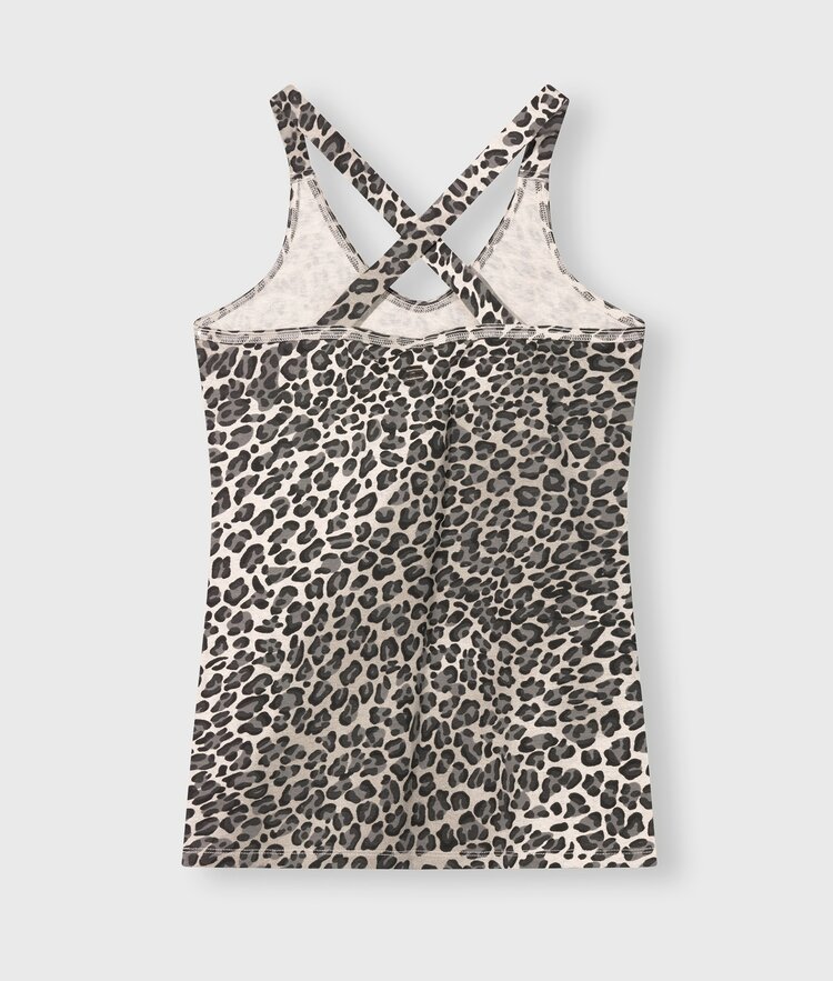 10DAYS Wrapper leopard soft white melee 10Days