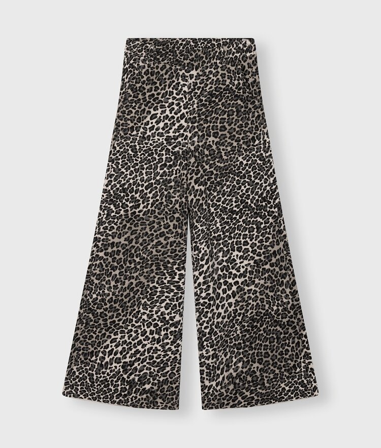 Wide leg jogger leopard soft white melee 10Days