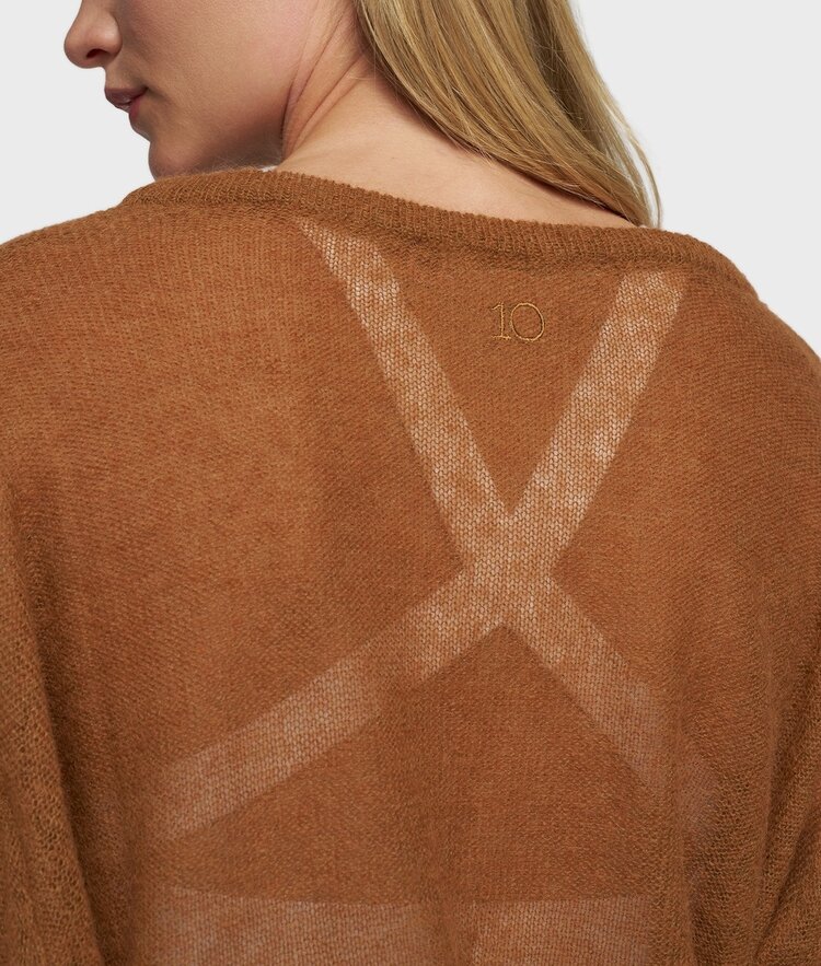 Thin knit sweater suede 10Days