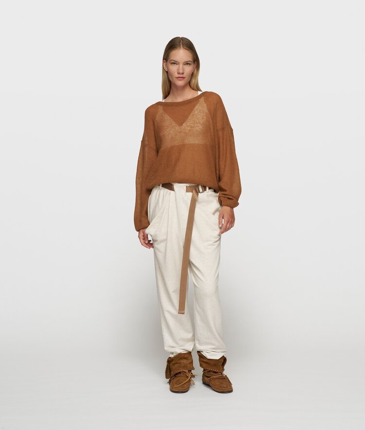 Thin knit sweater suede 10Days