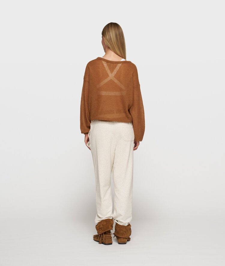 Thin knit sweater suede 10Days
