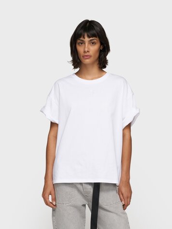 Short sleeve tee embro white