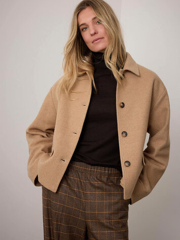 Lina jacket wool oak buff