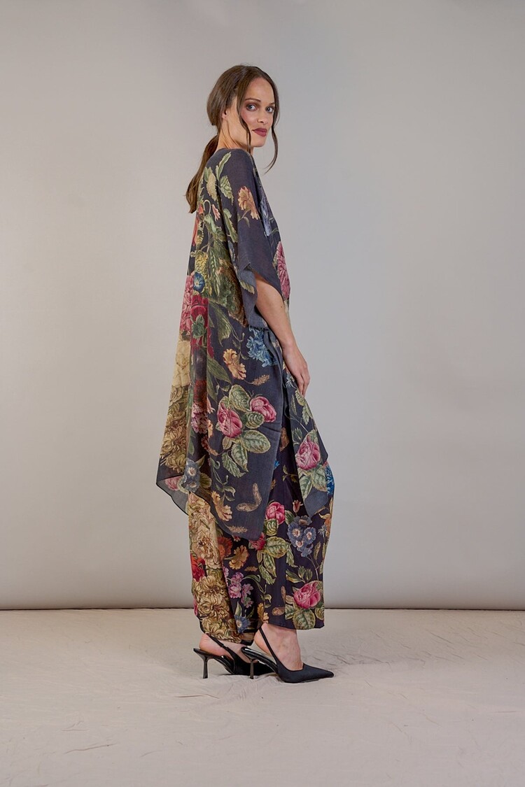 One Hundred Stars Wool Throwover Primula Black One Hundred Stars