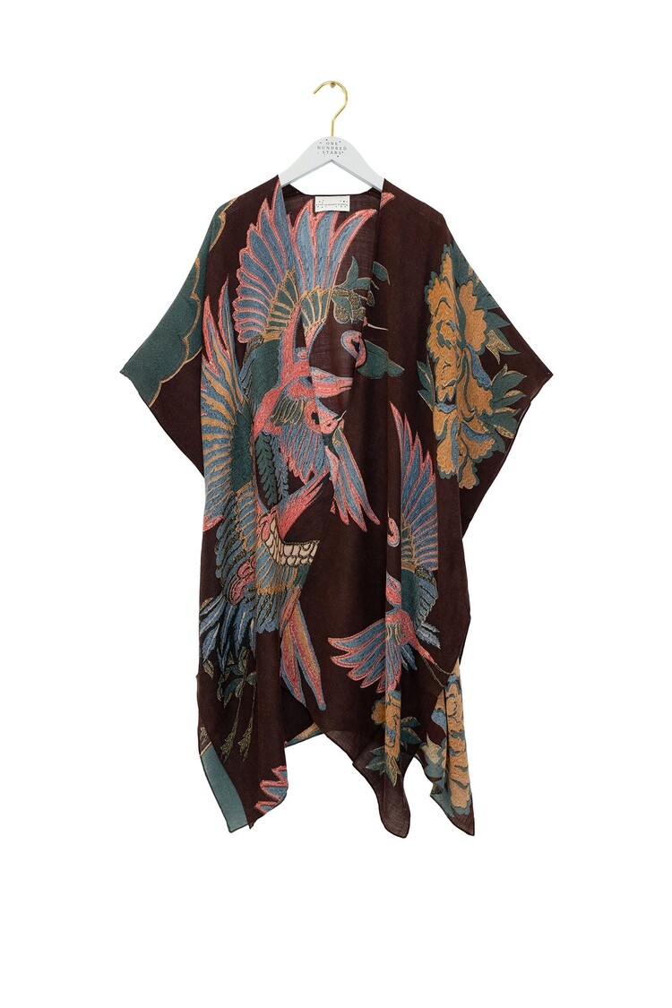 One Hundred Stars Wool Throwover Crane Plum One Hundred Stars