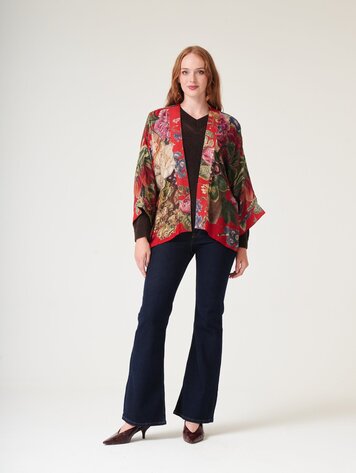 One Hundred Stars Kimono Primula Berry