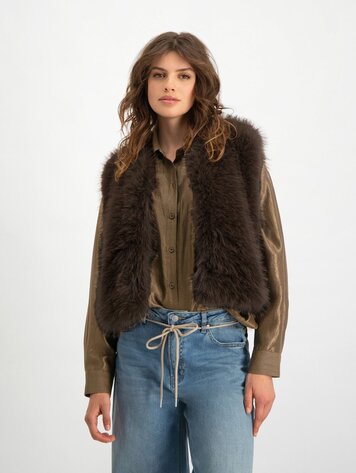 Giselle gilet mocha