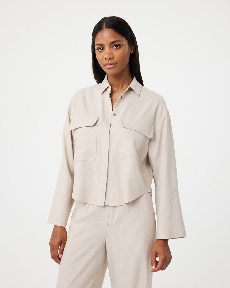 Knit-ted Cara blouse sand Knit-ted