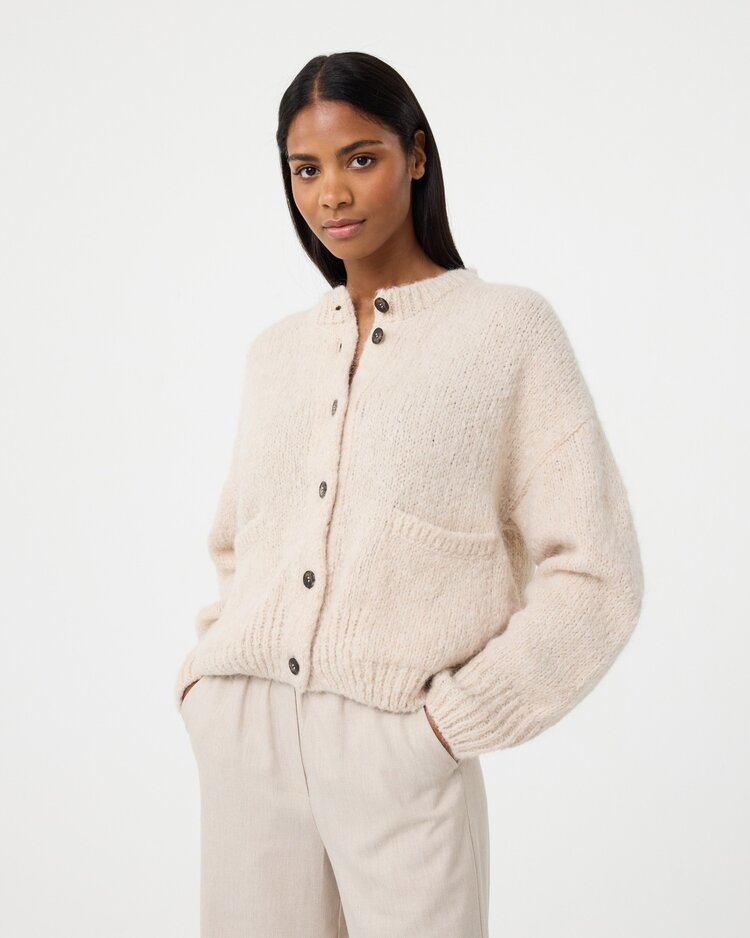 Knit-ted Billy cardigan creme Knit-ted