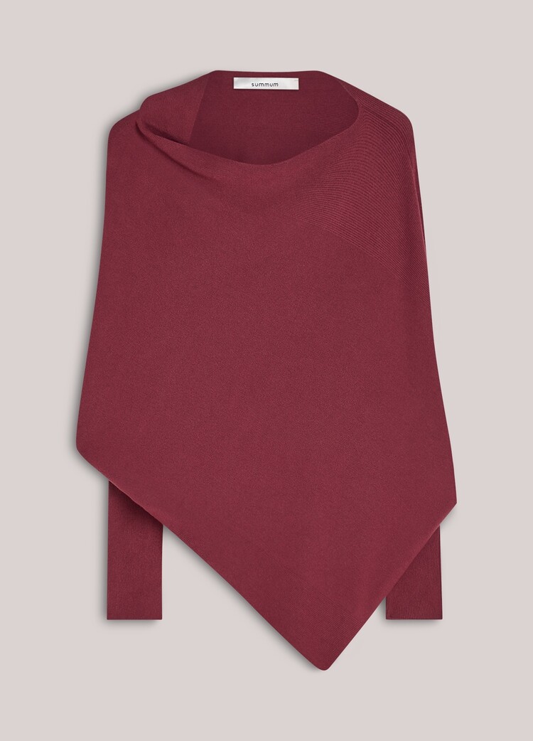 Summum Woman Sweater viscose blend knit merlot Summum Woman