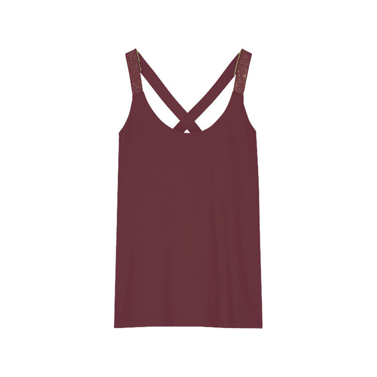 Summum Woman Basic singlet merlot Summum Woman